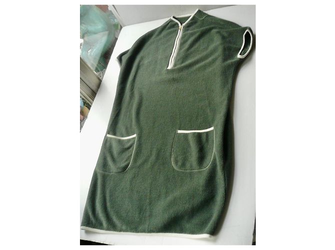 Autre Marque MUS Schickes Waldgrünes Handtuchkleid NEU TS Khaki - Ansicht 6