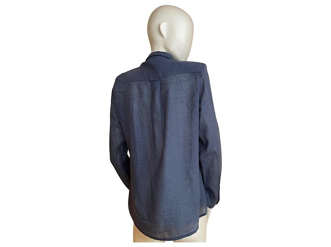 Camicia donna The Kooples a quadri blu – Chic e senza sforzo Blu scuro - vista 3