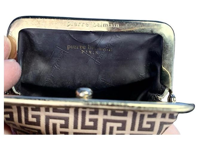PIERRE BALMAIN small leather goods set Brown Dark brown - view 17
