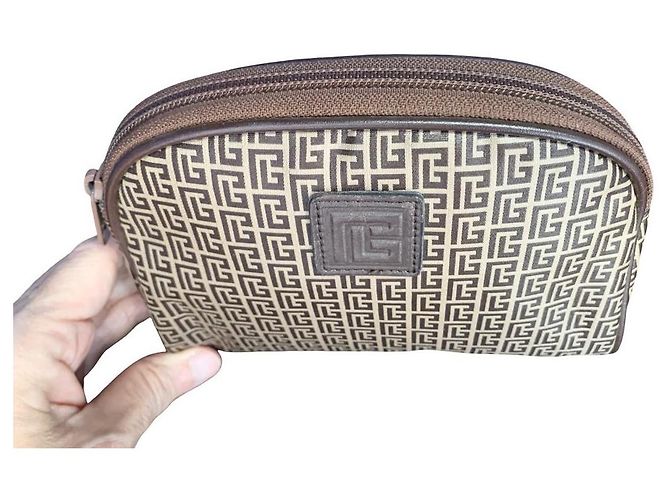 PIERRE BALMAIN small leather goods set Brown Dark brown - view 4