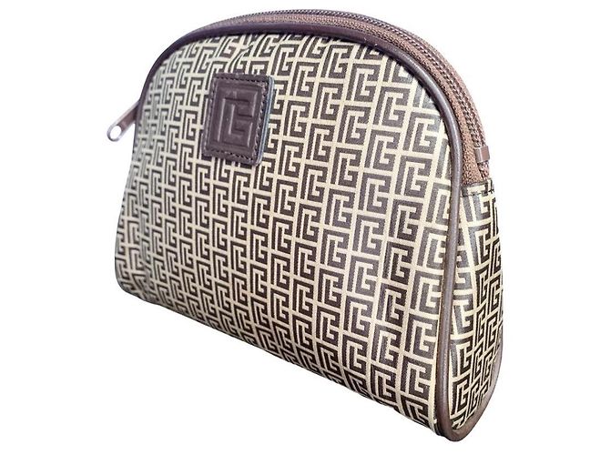 PIERRE BALMAIN small leather goods set Brown Dark brown - view 8