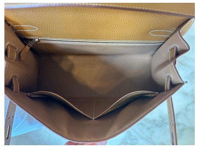Borsa Hermès, modello Kelly Ardenne Gold. Marrone - vista 4