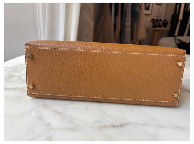 Borsa Hermès, modello Kelly Ardenne Gold. Marrone - vista 6