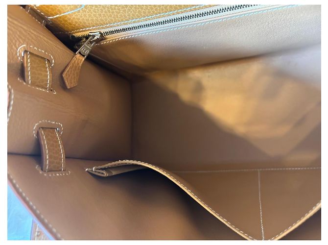 Borsa Hermès, modello Kelly Ardenne Gold. Marrone - vista 7