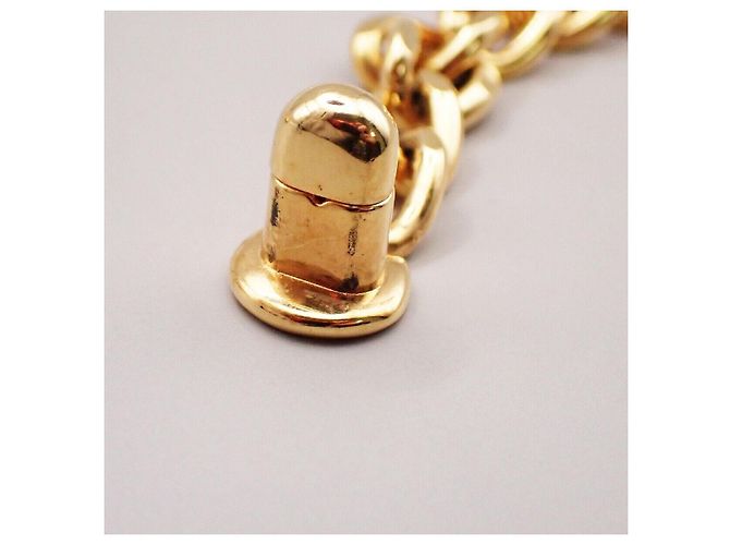 Chanel Vintage Turnlock Reissue Chain Metal D'oro - vista 7