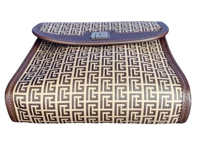 PIERRE BALMAIN small leather goods set Brown Dark brown - view 11