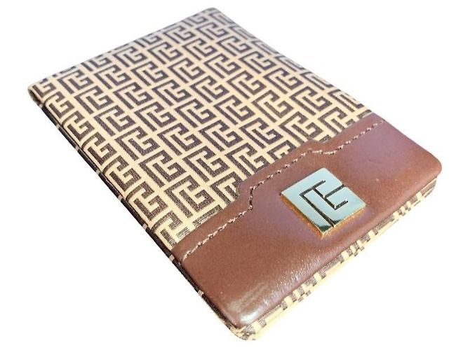 PIERRE BALMAIN small leather goods set Brown Dark brown - view 14
