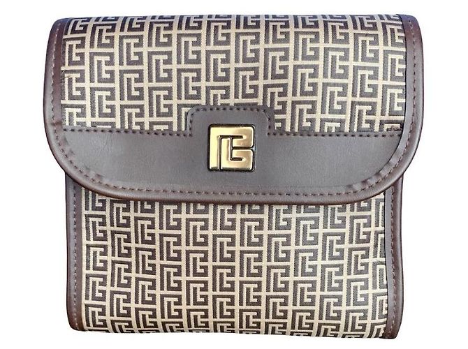 PIERRE BALMAIN small leather goods set Brown Dark brown - view 2