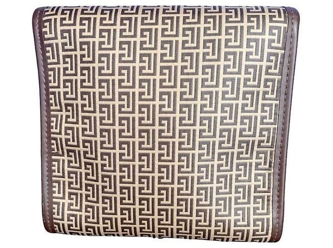 PIERRE BALMAIN small leather goods set Brown Dark brown - view 8