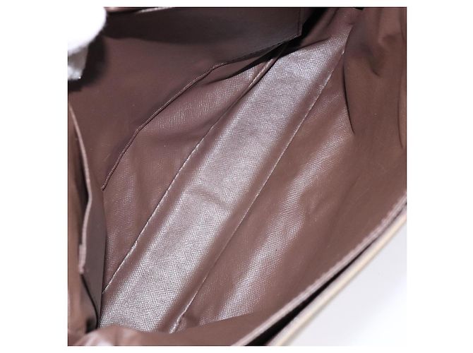 Autre Marque Borsa a spalla in pelle e tela Nova Check di Burberrys beige e oro Auth bs28750 D'oro - vista 11