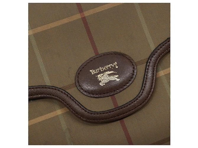 Autre Marque Borsa a spalla in pelle e tela Nova Check di Burberrys beige e oro Auth bs28750 D'oro - vista 17