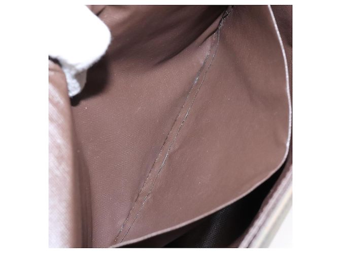 Autre Marque Borsa a spalla in pelle e tela Nova Check di Burberrys beige e oro Auth bs28750 D'oro - vista 20