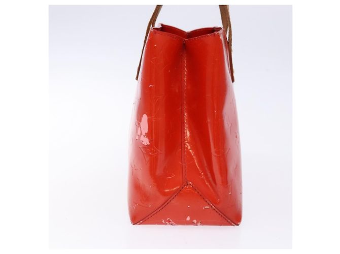 LOUIS VUITTON Monogram Vernis Reade PM Borsa a Mano Rossa M91088 LV Auth ki5902 Rosso - vista 4