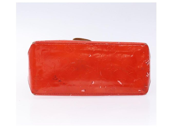 LOUIS VUITTON Monogram Vernis Reade PM Borsa a Mano Rossa M91088 LV Auth ki5902 Rosso - vista 5