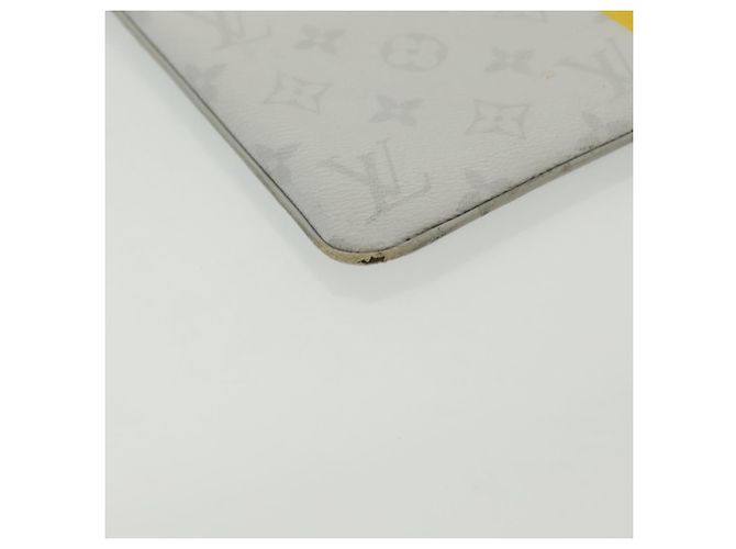 LOUIS VUITTON Pochette Zippata Monogramma Bianca GM Borsa Clutch M68310 LV Auth bs28559 - vista 14