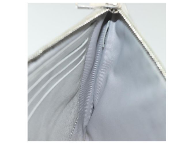LOUIS VUITTON Pochette Zippata Monogramma Bianca GM Borsa Clutch M68310 LV Auth bs28559 - vista 18