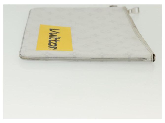 LOUIS VUITTON Pochette Zippata Monogramma Bianca GM Borsa Clutch M68310 LV Auth bs28559 - vista 3