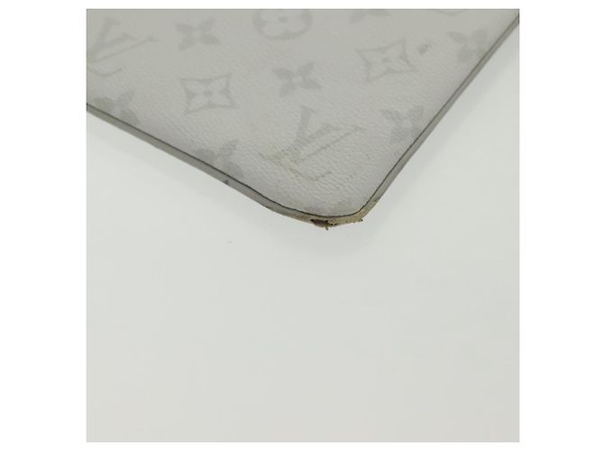 LOUIS VUITTON Pochette Zippata Monogramma Bianca GM Borsa Clutch M68310 LV Auth bs28559 - vista 7