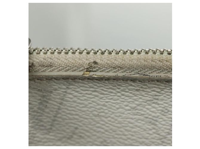 LOUIS VUITTON Pochette Zippata Monogramma Bianca GM Borsa Clutch M68310 LV Auth bs28559 - vista 9