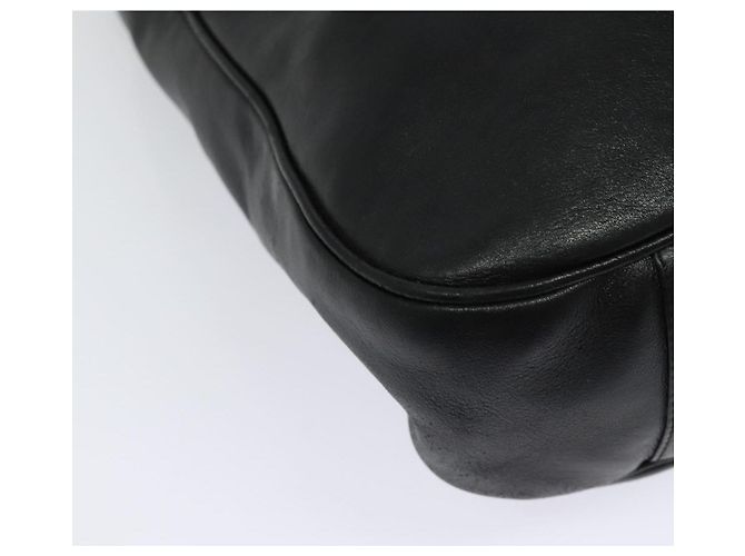 Borsa a mano in pelle GUCCI Bamboo 2way Nera Oro 001 2123 1577 Auth 135785 Nero D'oro - vista 18