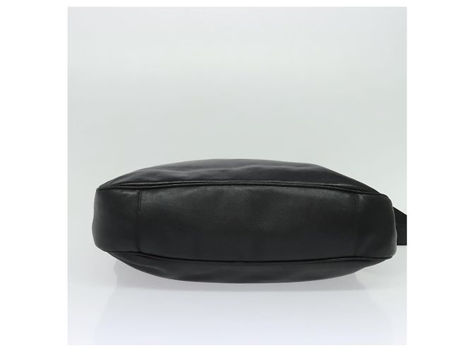Borsa a mano in pelle GUCCI Bamboo 2way Nera Oro 001 2123 1577 Auth 135785 Nero D'oro - vista 5