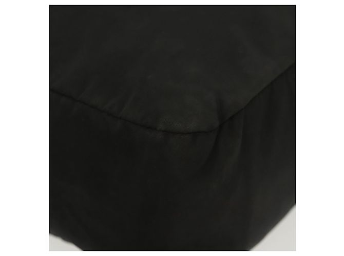 PRADA Borsa a mano in nylon nero argento Auth 137647 - vista 14