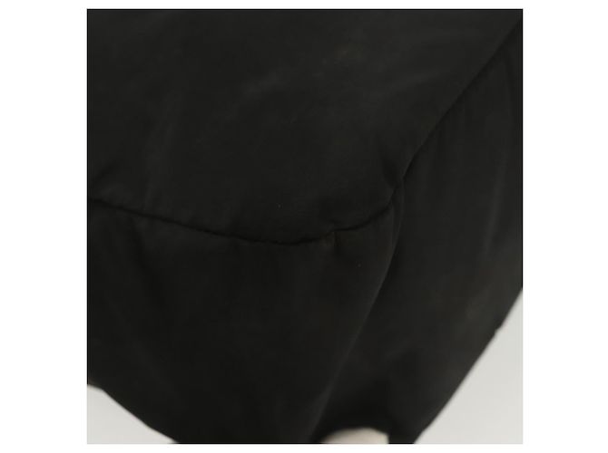 PRADA Borsa a mano in nylon nero argento Auth 137647 - vista 16