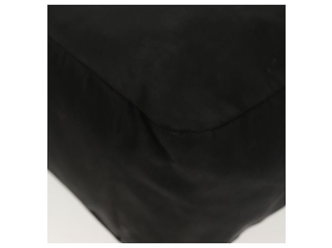 PRADA Borsa a mano in nylon nero argento Auth 137647 - vista 17