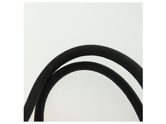 PRADA Borsa a mano in nylon nero argento Auth 137647 - vista 8