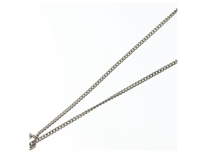 COLLANA LV FLUO LOUIS VUITTON Metallo Giallo Argento MP2143 LV Auth 137309 - vista 15