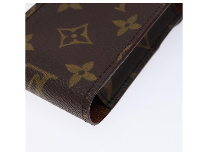 LOUIS VUITTON Monogram Etui per sigarette Astuccio per sigarette M63024 LV Auth 139437 Monogramma - vista 15