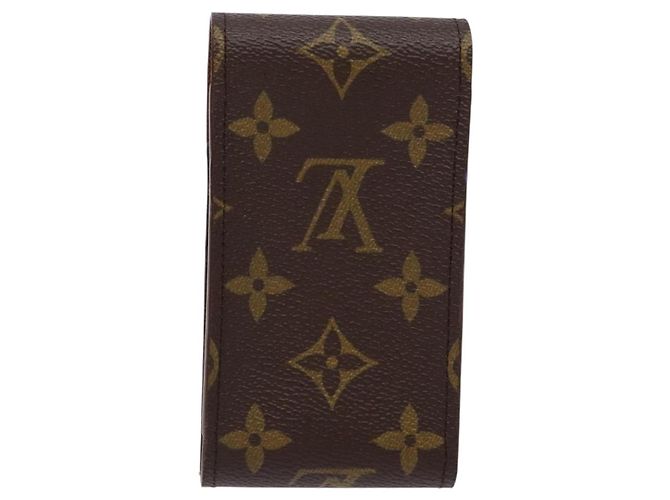 LOUIS VUITTON Monogram Etui per sigarette Astuccio per sigarette M63024 LV Auth 139437 Monogramma - vista 2