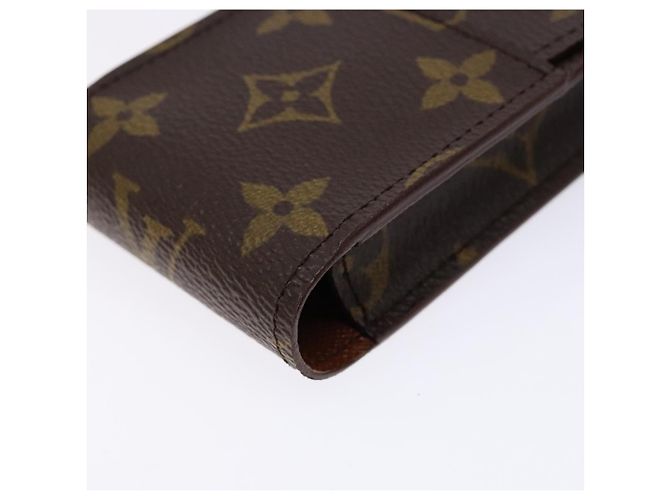 LOUIS VUITTON Monogram Etui per sigarette Astuccio per sigarette M63024 LV Auth 139437 Monogramma - vista 7