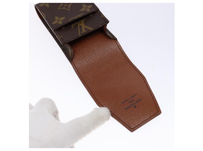 LOUIS VUITTON Monogram Etui per sigarette Astuccio per sigarette M63024 LV Auth 139437 Monogramma - vista 8