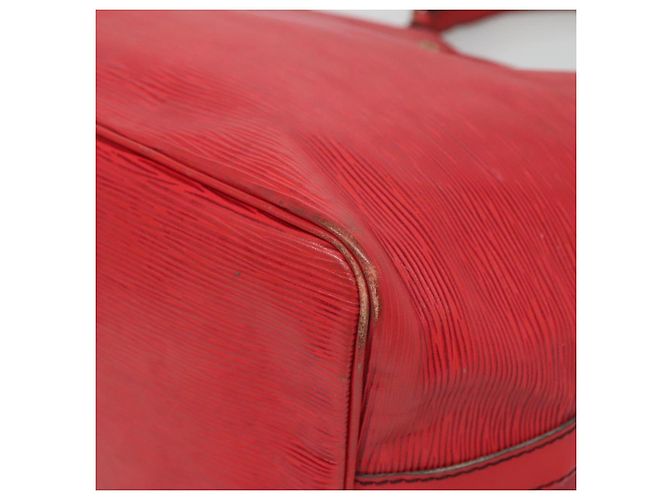 Noe LOUIS VUITTON Borsa a Spalla Petit Noé Epi Rossa M44107 LV Auth th6293 Rosso - vista 15