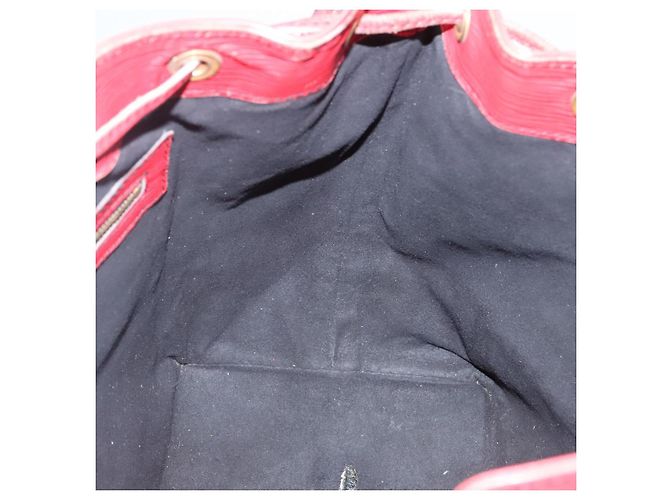 Noe LOUIS VUITTON Borsa a Spalla Petit Noé Epi Rossa M44107 LV Auth th6293 Rosso - vista 18