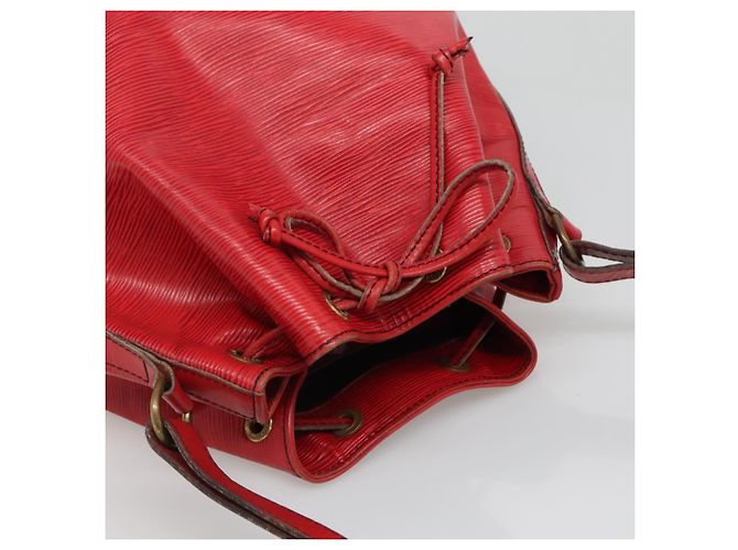 Noe LOUIS VUITTON Borsa a Spalla Petit Noé Epi Rossa M44107 LV Auth th6293 Rosso - vista 6