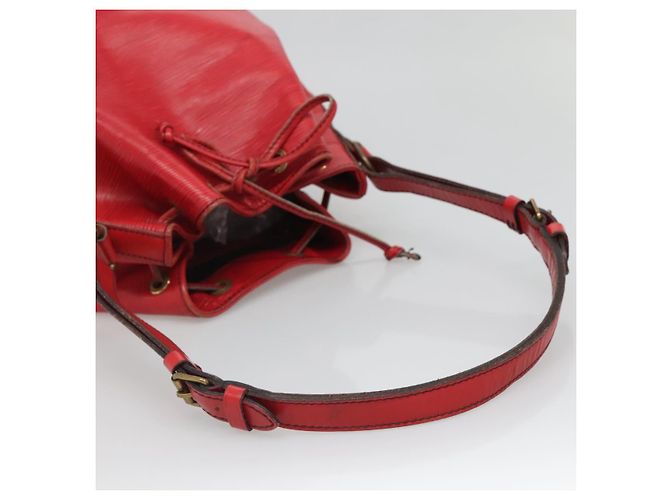Noe LOUIS VUITTON Borsa a Spalla Petit Noé Epi Rossa M44107 LV Auth th6293 Rosso - vista 7