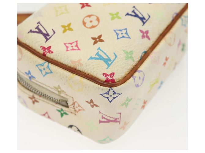 LOUIS VUITTON Trousse Wapity Multicolore Monogramma Bianco M58033 LV Auth 134685 - vista 15