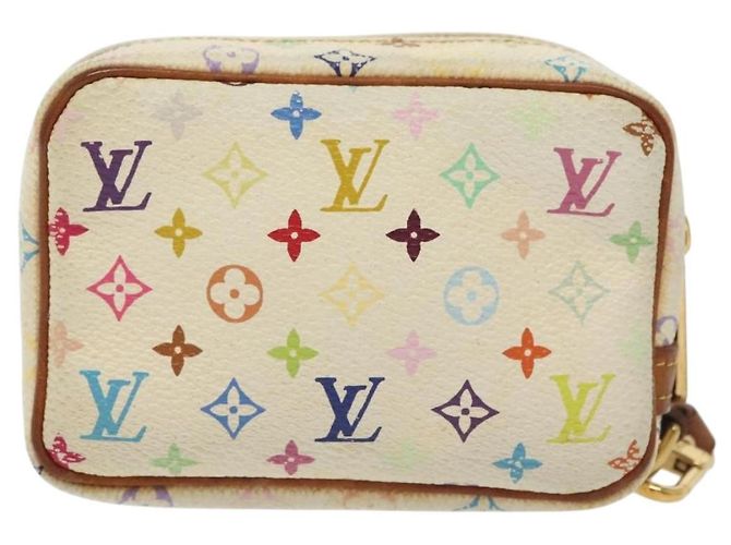 LOUIS VUITTON Trousse Wapity Multicolore Monogramma Bianco M58033 LV Auth 134685 - vista 2