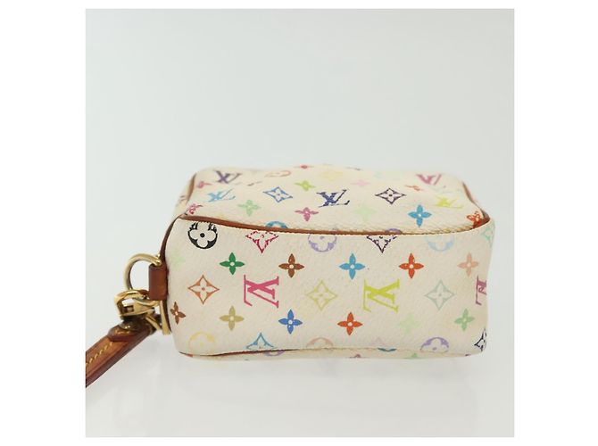 LOUIS VUITTON Trousse Wapity Multicolore Monogramma Bianco M58033 LV Auth 134685 - vista 5