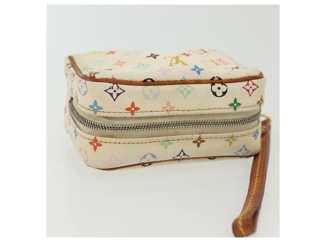 LOUIS VUITTON Trousse Wapity Multicolore Monogramma Bianco M58033 LV Auth 134685 - vista 6