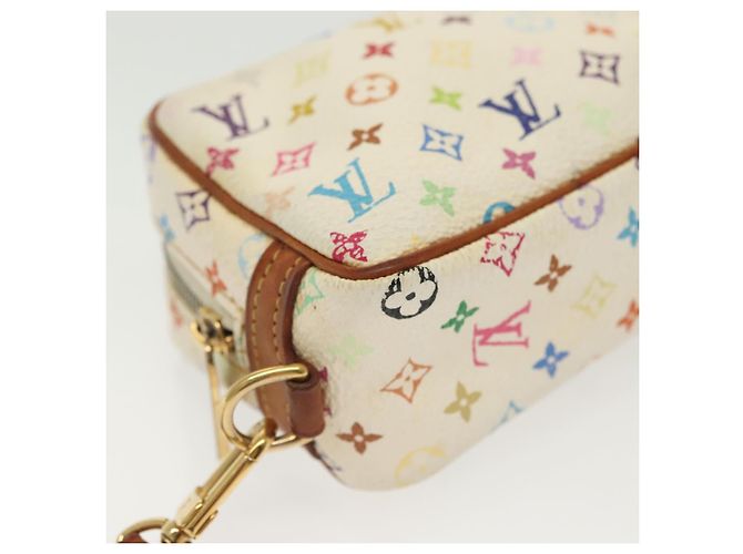 LOUIS VUITTON Trousse Wapity Multicolore Monogramma Bianco M58033 LV Auth 134685 - vista 8