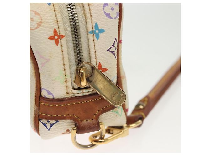 LOUIS VUITTON Trousse Wapity Multicolore Monogramma Bianco M58033 LV Auth 134685 - vista 9