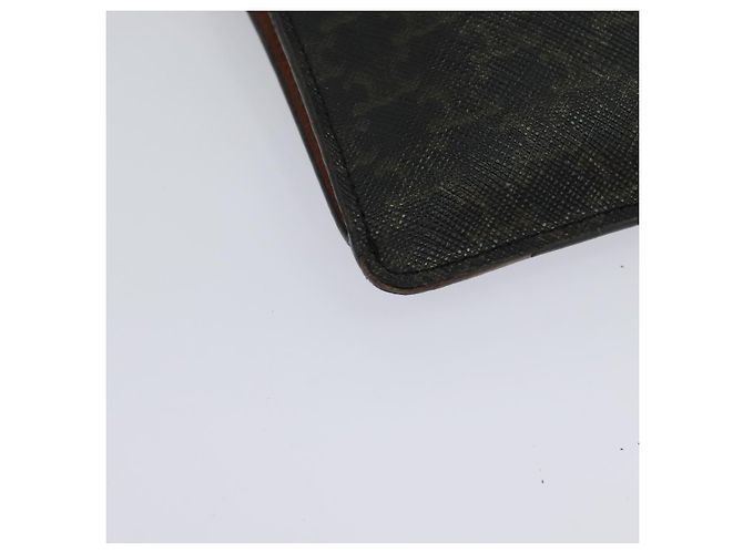 Céline CELINE Borsa a spalla per cellulare Triomphe PVC Nera Auth 138351 Nero - vista 16