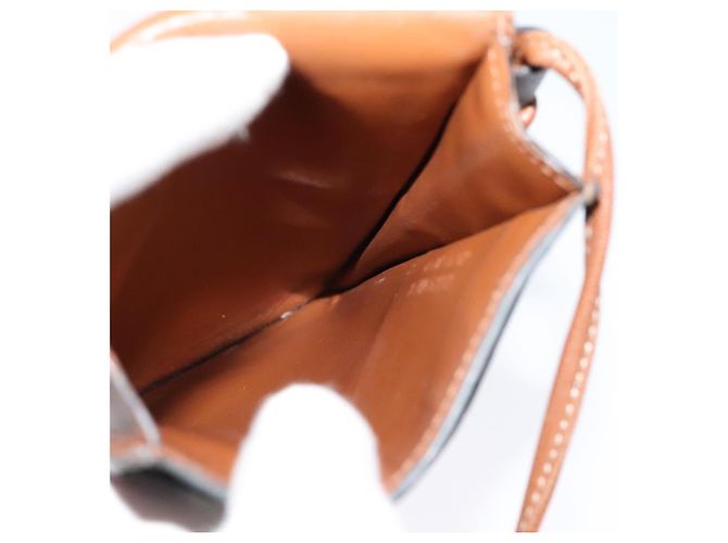 Céline CELINE Borsa a spalla per cellulare Triomphe PVC Nera Auth 138351 Nero - vista 19