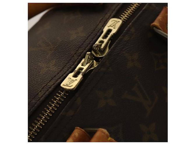 LOUIS VUITTON Borsa Boston Monogram Keepall 55 M41424 LV Auth 136675 Monogramma - vista 10