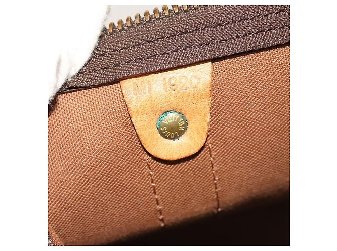 LOUIS VUITTON Borsa Boston Monogram Keepall 55 M41424 LV Auth 136675 Monogramma - vista 12