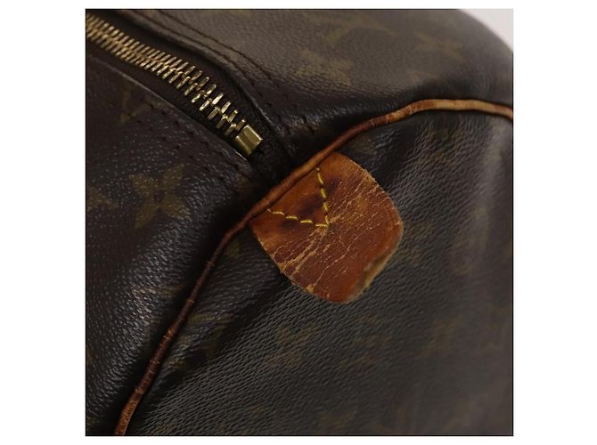 LOUIS VUITTON Borsa Boston Monogram Keepall 55 M41424 LV Auth 136675 Monogramma - vista 19