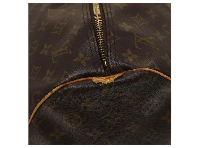 LOUIS VUITTON Borsa Boston Monogram Keepall 55 M41424 LV Auth 136675 Monogramma - vista 4